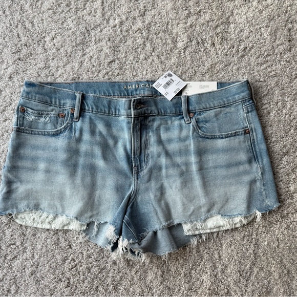 American Eagle Outfitters Super Low Rise Perfect Shorts Size 16 - Picture 1 of 16